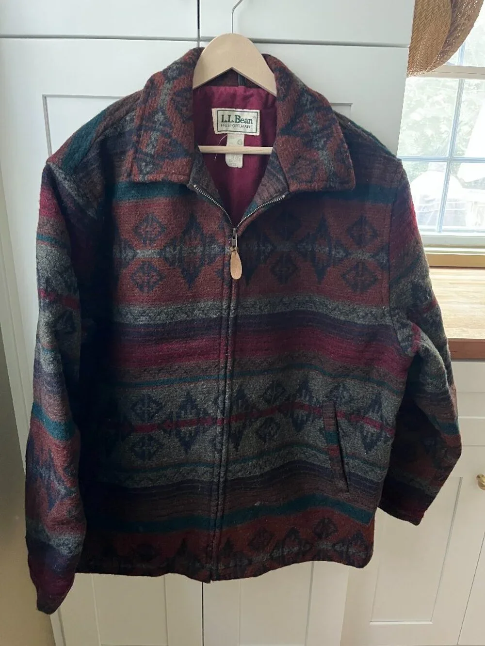 Vintage L.L.Bean Aztec Southwest Wool Jacket – Men's Large